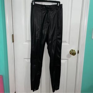 NWOT Faux Leather Skinny Pants